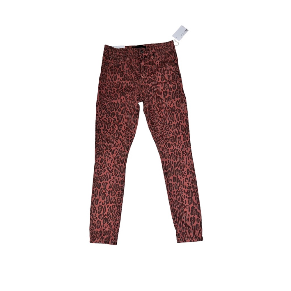 Joe’s Jeans The Charlie Leopard Ankle Crop Skinny Jeans
